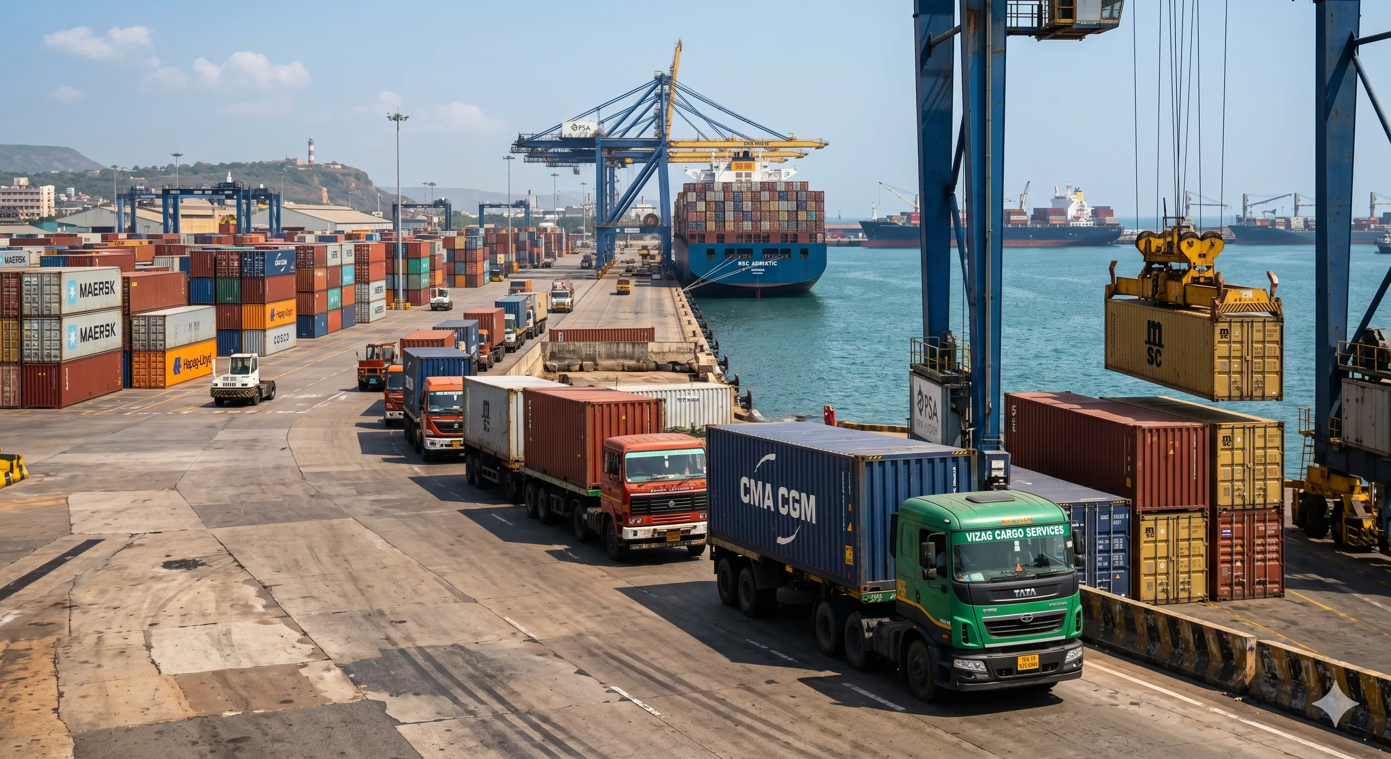 Cargo truck transportation